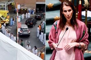 बेल्जियम: सेंट पीटर अस्पताल में प्रधानमंत्री सोफी विल्मेस का विरोध