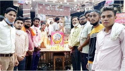 भारत रक्षा मंच लक्ष्मीनगर द्वारा शहीद प्रशांत शर्मा को श्रद्धा सुमन अर्पित किये