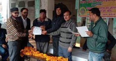 उत्तम प्रदेश निर्माण संगठन व भारतीय किसान यूनियन चिकित्सा प्रकोष्ट के पदाधिकारियों की बैठक