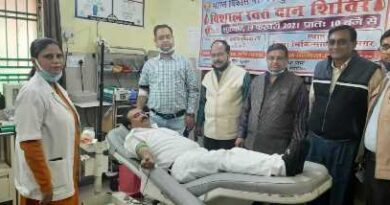 भारत विकास परिषद मुजफ्फरनगर सम्राट शाखा ने लगाया रक्तदान शिविर