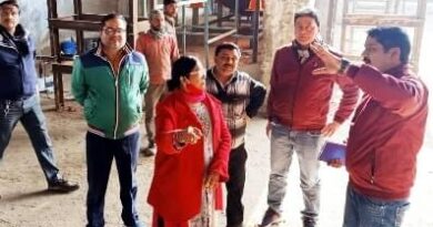 पालिका अध्यक्ष श्रीमती अंजू अग्रवाल द्वारा ए-टू जेड प्लांट का निरीक्षण