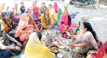 आंगनबाडी कार्यकत्रियो का धरना प्रदर्शन तीसरे दिन भी जारी रहा