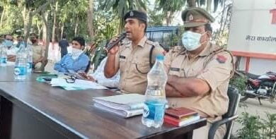 जानसठ: पुलिस ने क्षेत्रवासियों को पढ़ाया आचार संहिता का पाठ