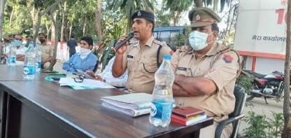जानसठ: पुलिस ने क्षेत्रवासियों को पढ़ाया आचार संहिता का पाठ जानसठ: पुलिस ने क्षेत्रवासियों को पढ़ाया आचार संहिता का पाठ