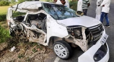 मुजफ्फरनगर में दर्दनाक हादसा: तीन सिपाही की मौत, दो की हालत गंभीर