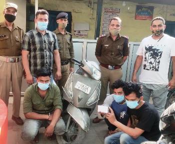 नैनीताल/हल्द्वानी: चंद दिन में ही मोबाईल लुटेरे किये गिरफ्तार
