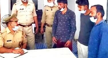 ककरौली पुलिस ने तीन अभियुक्तों को शत प्रतिशत माल की बरामदगी सहित दबौचा