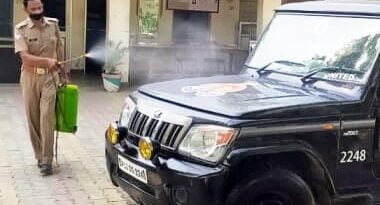 Ssp अभिषेक यादव के निर्देशन में शहर में सैनिटाइजेशन अभियान चलाया