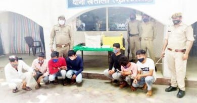 थाना खतौली पुलिस ने सात शातिर चोर दबौचे