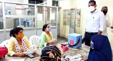 एडीएम ने टीकाकरण केंद्रों का निरीक्षण किया…