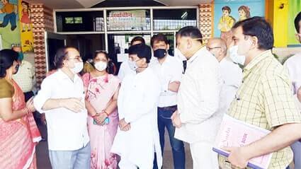 राज्यमंत्री कपिल देव अग्रवाल ने कैंप स्थल का भ्रमण कर निरीक्षण किया