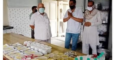 अतिशय क्षेत्र वहलना के सौजन्य से होम आइसोलेसन के मरीजो के लिए निःशुल्क भोजन की व्यवस्था की