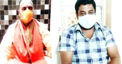 मुजफ्फरनगरः बंगाल हिंसा के विरोध में भाजपाईयों ने दिया धरना