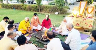 ग्रीन स्ट्रीट ए टू जेड कॉलोनी के थर्ड फेस में सुंदरकांड पाठ का आयोजन