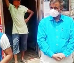 जिला पूर्ति अधिकारी बीके शुक्ला द्वारा  चेकिंग अभियान