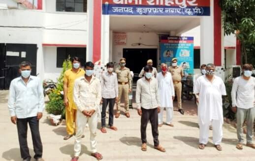 थाना शाहपुर पुलिस ने 11 जुआरियों को गिरफ्तार किया थाना शाहपुर पुलिस ने 11 जुआरियों को गिरफ्तार किया