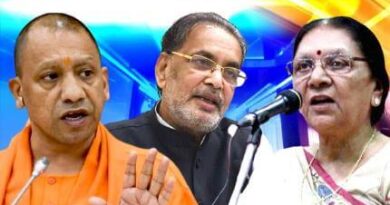 राज्यपाल आनंदीबेन से मिले राधामोहन सिंह, यूपी सरकार और संगठन अच्छा काम कर रहे