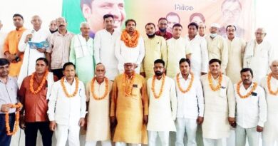 गुर्जर समाज द्वारा आयोजित अभिनंदन समारोह का आयोजन