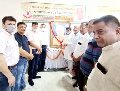 नेकीराम गर्ग की पुण्यतिथि पर रक्तदान शिविर का आयोजन