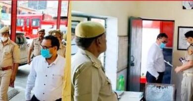 ज्वाइंट डायरेक्टर ने दमकल कार्यालय का निरीक्षण किया