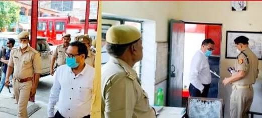 ज्वाइंट डायरेक्टर ने दमकल कार्यालय का निरीक्षण किया