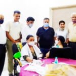 सर्विसेस क्लब मुजफ्फरनगर में फ्री कोरोना टीकाकरण कैंप