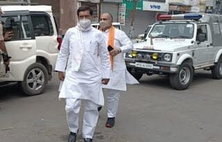 जिला पंचायत अध्यक्ष पद के लिए चुनाव में भाजपा के वीरपाल निर्वाल 26 वोट से विजयी