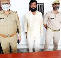 पुलिस ने हिस्ट्रीशीटर को तमंचा सहित गिरफ्तार किया