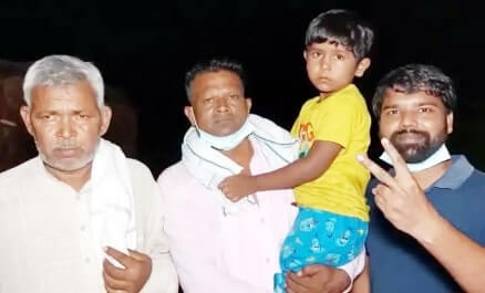 घायल होने पर भी डटे रहे मुज़फ्फरनगर पुलिस के जवान: सकुशल ले आये मासूम को बचाकर