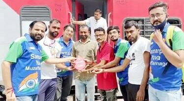 Muzaffarnagar News: महाराणा रक्तदान समूह के सदस्यों का अभिवादन किया