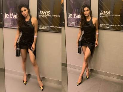 ब्लैक सिजलिंग अंदाज में निकलीं Mouni Roy ब्लैक सिजलिंग अंदाज में निकलीं Mouni Roy