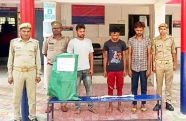 Muzaffarnagar News: पुलिस ने तीन शातिर तेल चोर दबौचे