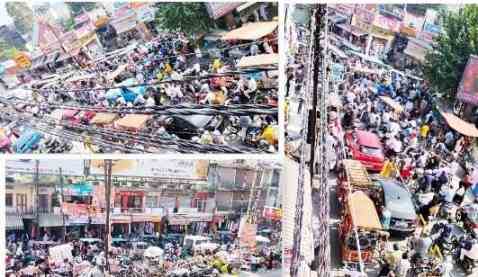 Muzaffarnagar: जाम से नागरिक हुए हलकान, काफी मशक्कत करनी पडी पुलिस के जवानों को Muzaffarnagar: जाम से नागरिक हुए हलकान, काफी मशक्कत करनी पडी पुलिस के जवानों को