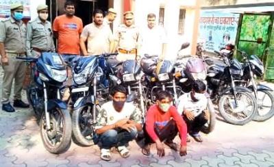 Muzaffarnagar News: गोल्डन पब्लिक स्कूल के पास से शातिर वाहन चोरों को दबोचा