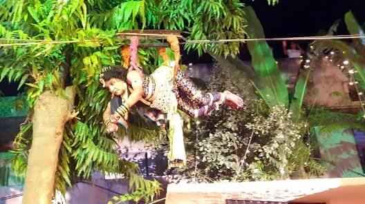 Muzaffarnagar News: पटेलनगर में चल रही श्रीराम लीला-सीता हरण का हुआ भव्य मंचन