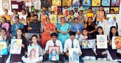 Muzaffarnagar News: ललित कला विभाग में प्रतियोगिता का भव्य आयोजन