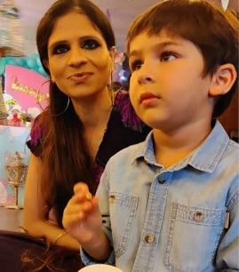 सबा पटौदी ने Taimur Ali Khan के साथ शेयर की फोटो