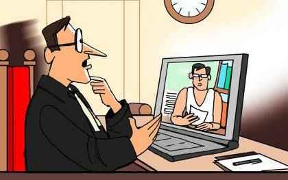 Delhi High Court में वर्चुअल सुनवाई के दौरान बनियान में पेश हुआ शख्स,10 हजार का जुर्माना