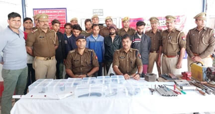 Muzaffarnagar News: मीरांपुर पुलिस ने शस्त्र बनाने की फैक्ट्री चलते कई दबोचे