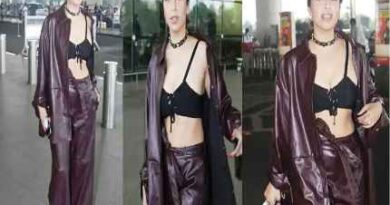 सर्दी के मौसम में कुछ इस अंदाज में एयरपोर्ट पहुंचीं Neha Bhasin