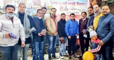 Muzaffarnagar News: रोटरी क्लब मुजफ्फरनगर समर्पण द्वारा गर्म कपड़ों का वितरण