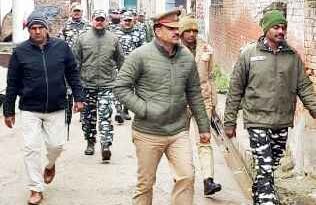 Muzaffarnagar News: पुलिस ने किया चुनाव को लेकर फ्लैगमार्च