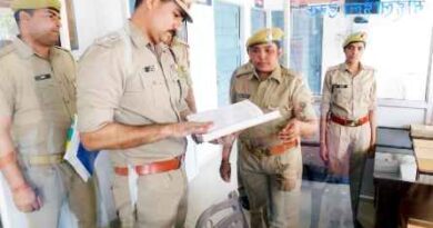 Muzaffarnagar News: थाने का वरिष्ठ पुलिस अधीक्षक ने किया औचक निरीक्षण