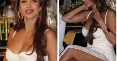 व्हाइट ड्रेस में Malaika Arora ने झटके ऐसे बाल