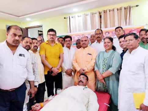 Muzaffarnagar News: भाजपाईयों ने किया रक्तदान Muzaffarnagar News: भाजपाईयों ने किया रक्तदान