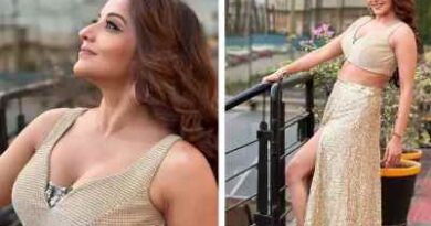 Monalisa का ये दिलकश अंदाज़-हाई थाई स्लिट स्कर्ट में..