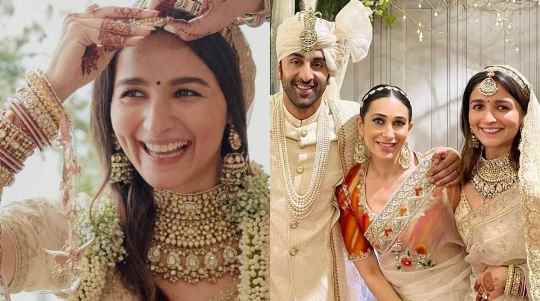 शादी में Alia Bhatt  ने पहने बेहद सुंदर कलीरे,खूबसूरत तस्वीरें शेयर