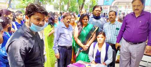 Muzaffarnagar News:  रोटरी क्लब मुजफ्फरनगर मिडटाउन द्वारा हिमोग्लोबिन टेस्ट का कैंप आयोजित