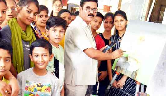 Muzaffarnagar News: शिविर में दिया गया प्रशिक्षण-कलांगन का प्रयास