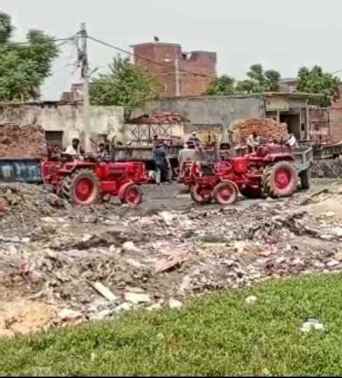 Muzaffarnagar News: तालाब को कराया कब्जामुक्त